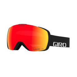 Giro Contact Goggle with Extra Lens in Black Wordmark with Vivid Ember